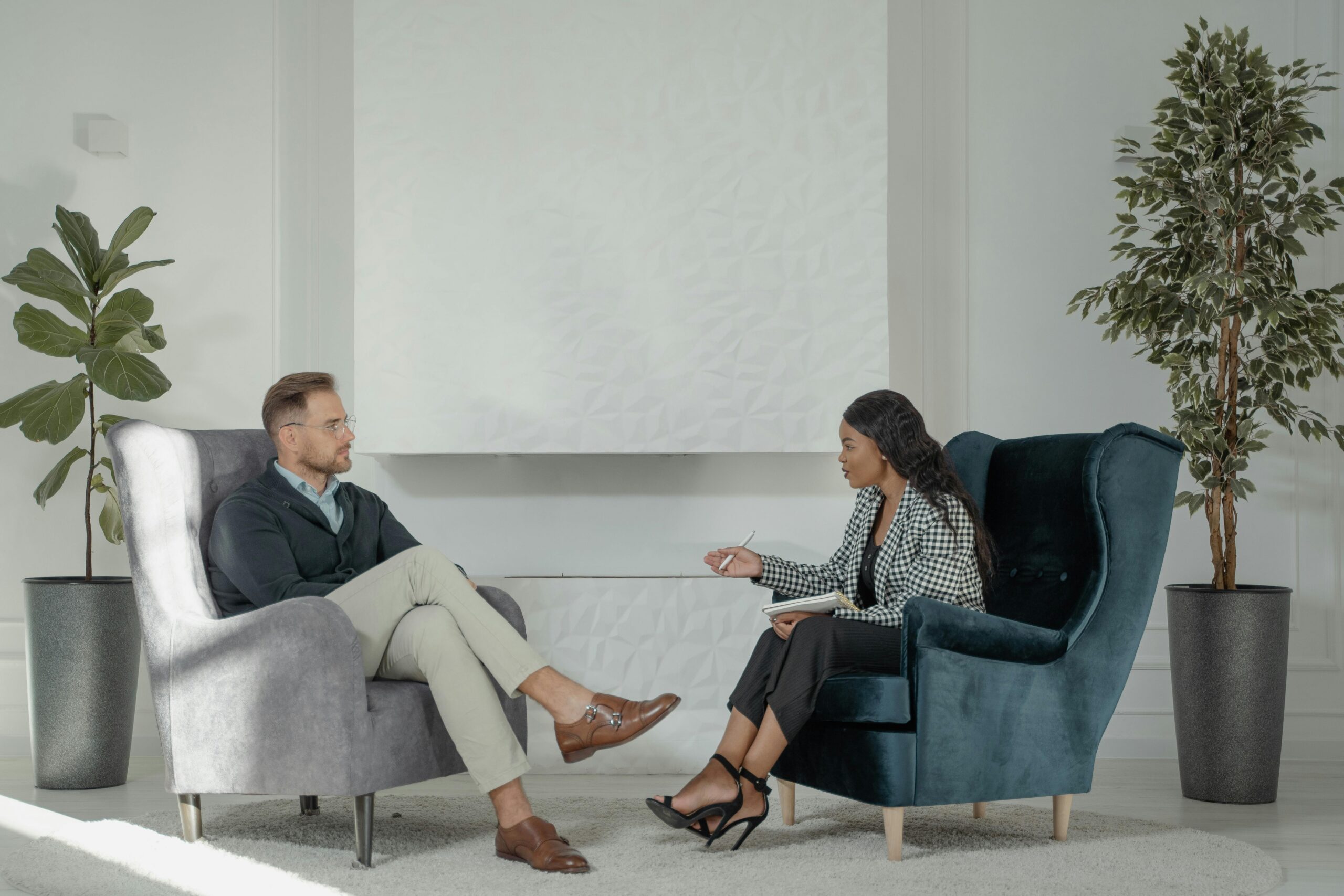 Psychiatric consultation and mental health support session